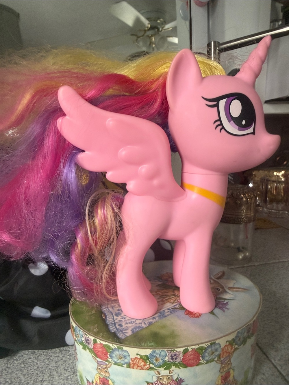 My Little Pony Pink Winged Unicorn with Rainbow Mane